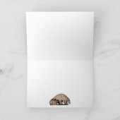 Die Pangoline gerettet Dankeskarte (Innenseite)