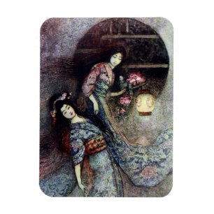 „Die Päonienlaterne“ von Warwick Goble Magnet