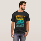 Die Papa-Warnung kann zu jedem Zeitpunkt plötzlich T-Shirt (Vorne ganz)