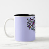 Die Papageien-Baum-Tasse Zweifarbige Tasse (Links)