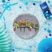 Die Papierplatte der kleinen Caroller Pappteller (Party)