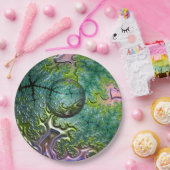 Die Papiertafel für die Reise Pappteller (Party)