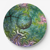 Die Papiertafel für die Reise Pappteller (Vorderseite)