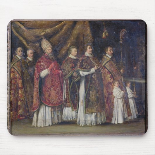 Die päpstliche Masse oder, die Prozession Mousepad (Vorne)