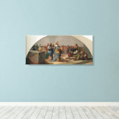 Die Parabel der Gäste bei der Hochzeit Leinwanddruck (Insitu (Holzboden))