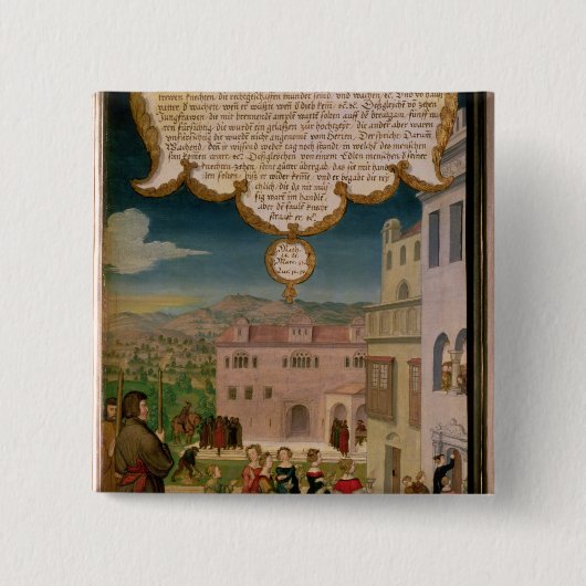 Die Parabel der klugen und dummen Jungfrauen Button (Vorderseite)