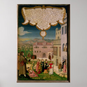 Die Parabel der klugen und dummen Jungfrauen Poster