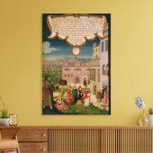 Die Parabel der Weisen und der dummen Jungfrauen Leinwanddruck (Insitu (Wohnzimmer))