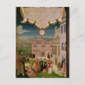 Die Parabel der Weisen und der dummen Jungfrauen Postkarte (Vorderseite)