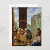 Die Parabel der Wertvollen Perle Postkarte (Vorne/Hinten)