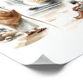 Die Parabel des reichen Mannes und der Lazarus Kun Poster (Ecke)