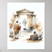 Die Parabel des reichen Mannes und der Lazarus Kun Poster (Vorne)