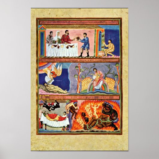 Die Parabel des reichen Mannes und des Lazarus Fol Poster (Vorne)