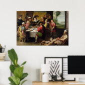 Die Parabel des reichen Mannes und des Lazarus Poster (Heimbüro)