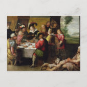 Die Parabel des reichen Mannes und des Lazarus Postkarte (Vorderseite)