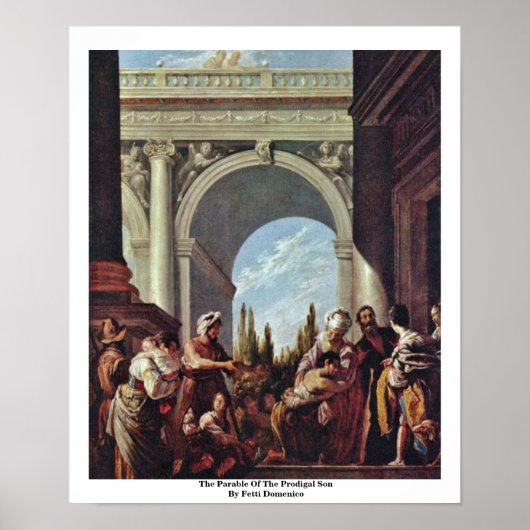 Die Parabel des Wunders durch Fetti Domenico Poster (Vorne)