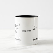 Die Paradox-Gleichung Zweifarbige Tasse (Mittel)