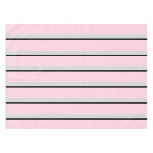 Die Paris-Kollektion besteht aus rosa, schwarz und Tischdecke (Vorderseite (Horizontal))