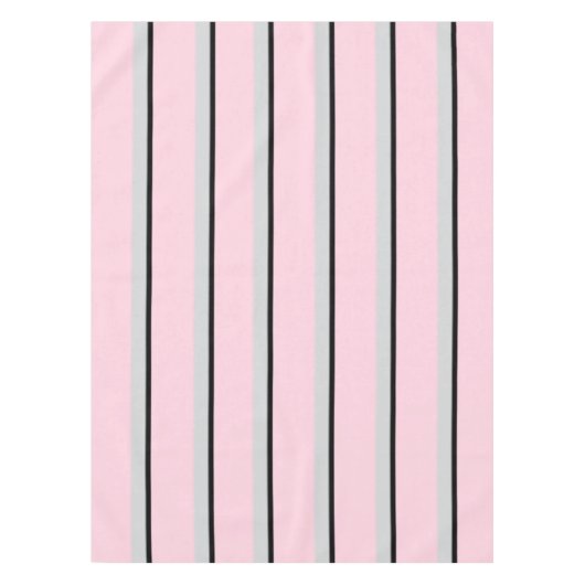 Die Paris-Kollektion besteht aus rosa, schwarz und Tischdecke (Vorderseite)