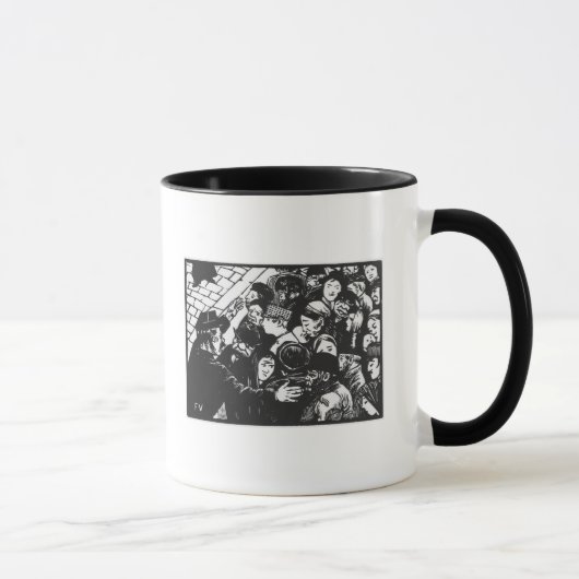 Die Paris-Menge, 1892 Tasse (Rechts)