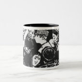 Die Paris-Menge, 1892 Zweifarbige Tasse (Mittel)