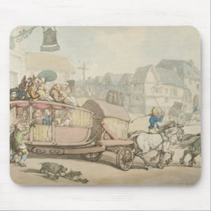 Die Paris-Sorgfalt (Stift u. Tinte und w/c auf Mousepad