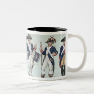 Die Pariser Armee während der Franzosen Zweifarbige Tasse