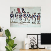 Die Pariser Armee während der französischen Zeit Poster (Heimbüro)