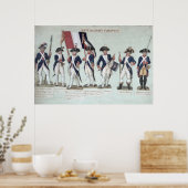 Die Pariser Armee während der französischen Zeit Poster (Küche)