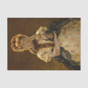 Die Pariser Sphinx von Alfred Stevens Seidenpapier