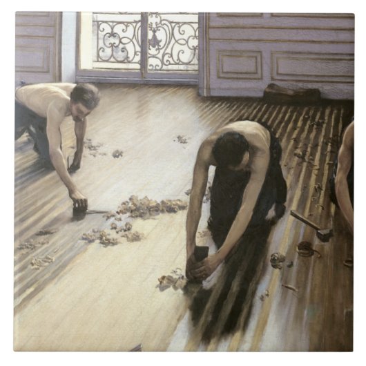 Die Parkett-Hobel, 1875 Fliese (Vorderseite)