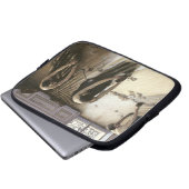 Die Parkett-Hobel, 1875 Laptopschutzhülle (Vorne Knopf)