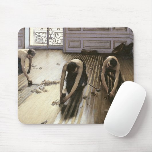 Die Parkett-Hobel, 1875 Mousepad (Mit Mouse)