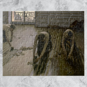 Die Parkettabschaber von Gustave Caillebotte Puzzle
