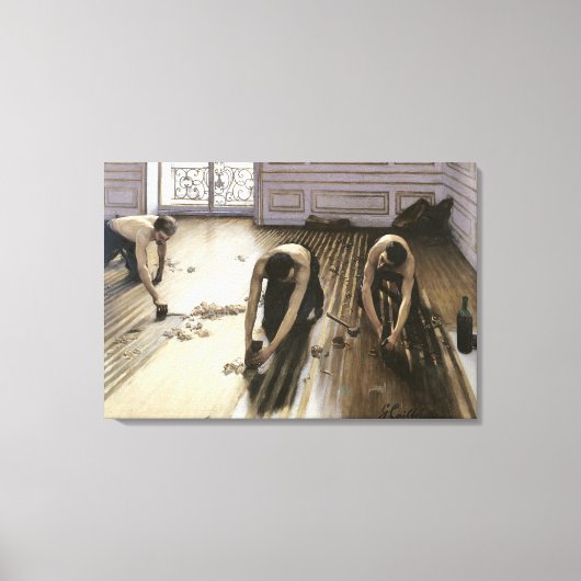 Die Parkettplaner, 1875 Leinwanddruck (Vorderseite)