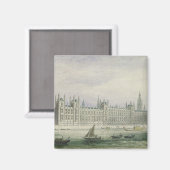 Die Parlamentshäuser (Graphit, Stift & Tinte & w/ Magnet (Vorderseite/Rückseite)