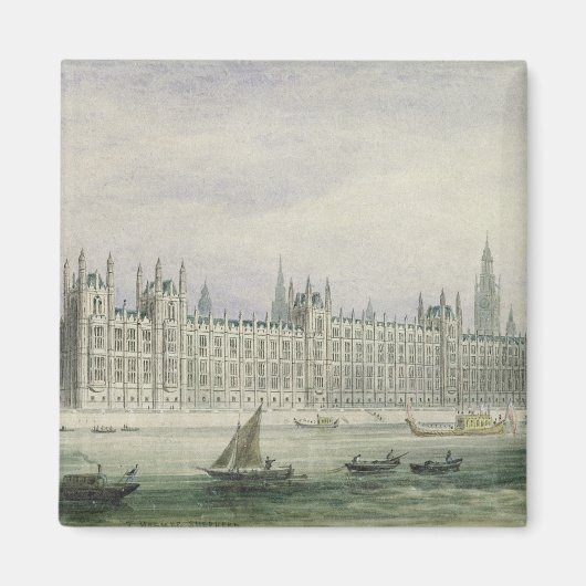 Die Parlamentshäuser (Graphit, Stift & Tinte & w/ Magnet (Vorne)