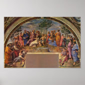 Die Parnassus von Raffael (beste Qualität) Poster (Vorne)