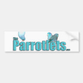 Die Parrotlets Pacific Blue Parrotlets Sticker Art Autoaufkleber (Vorne)