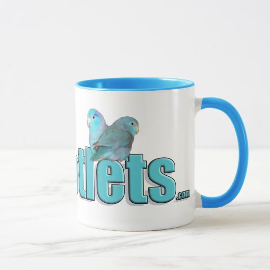 Die Parrotlets pazifische blaue Parrotlet Tasse (Rechts)