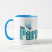 Die Parrotlets pazifische blaue Parrotlet Tasse (Links)