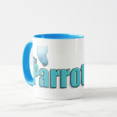 Die Parrotlets pazifische blaue Parrotlet Tasse (Vorderseite Links)