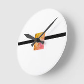 Die Partnerschafts-Wanduhr aus Acryl Runde Wanduhr (Winkel)
