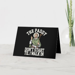 Die Party beginnt nicht, bevor ich hereinkomme Lus Dankeskarte