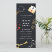 Die Party Einladung des Geheimnisvollen Escape Roo (Stehend Vorderseite)