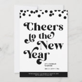 Die Party Einladung des Neujahrs (Vorderseite)