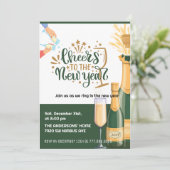 Die Party Einladung des Neujahrs (Stehend Vorderseite)