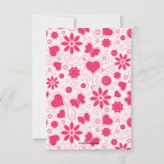 Die Party Einladung jungen (Rückseite)