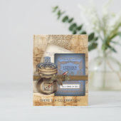 Die Party Einladungen für Reisende und Abschied (Stehend Vorderseite)