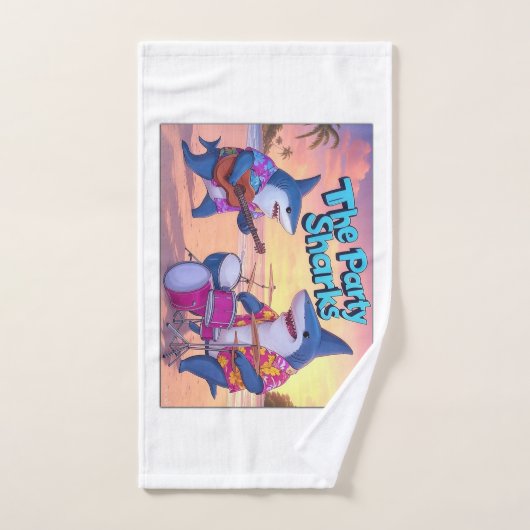Die Party Sharks Band Handtuch (Handtuch)